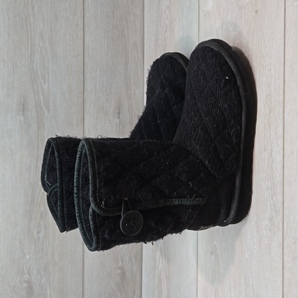 Ugg Australia Women 3176 Mountain Quilted Sweater Cardi Boots shoes sz 7 - Picture 2 of 13